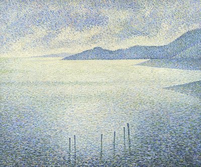 Coastal Scene. Around 1892 by Théo van Rysselberghe