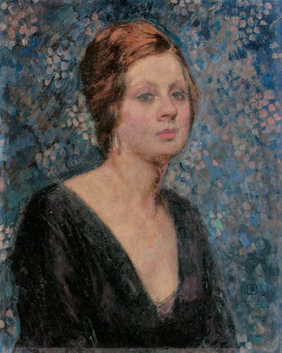 Portrait of Valentine Tessier by Théo van Rysselberghe