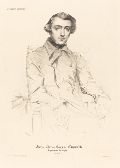 Alexis Charles Henry de Tocqueville by Théodore Chassériau