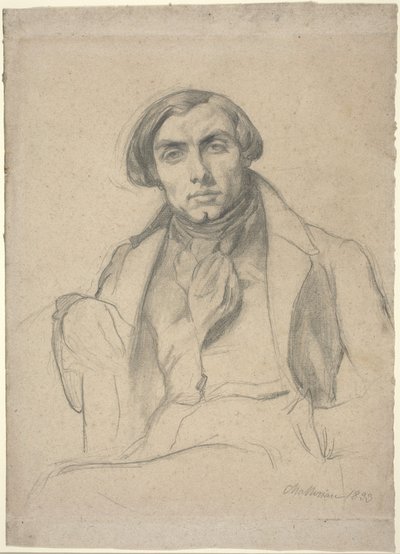 Auguste Ottin by Théodore Chassériau