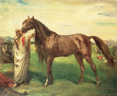Hadji, an Arabian Stallion by Théodore Chassériau