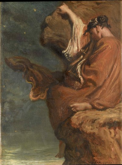 Sappho by Théodore Chassériau