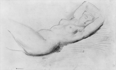 Study of a Nude by Théodore Chassériau