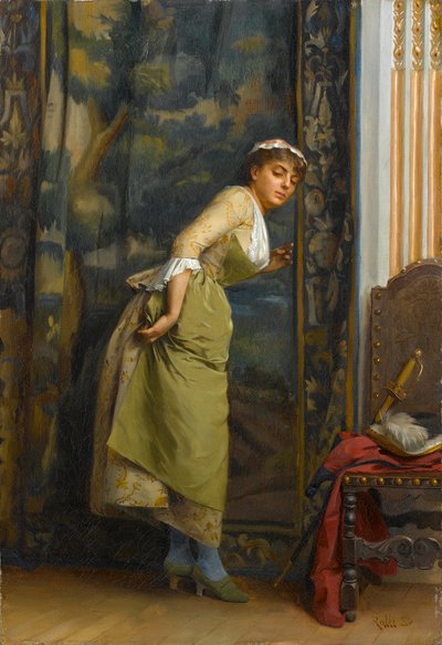 Eavesdropping by Théodore Ralli