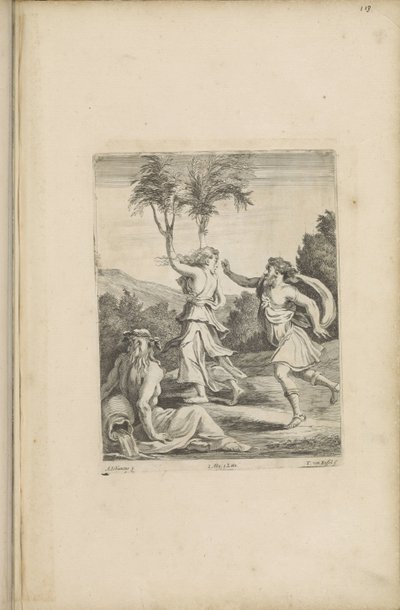 Apollo and Daphne by Théodorus van Kessel