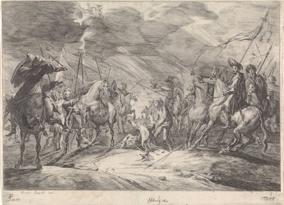 Battlefield Scene by Théodorus van Kessel