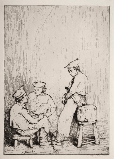 The Map by Auguste Theodule Ribot