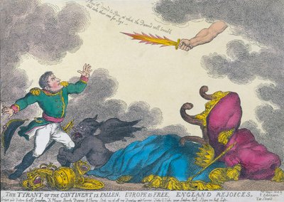 Cartoon Celebrating Napoleon