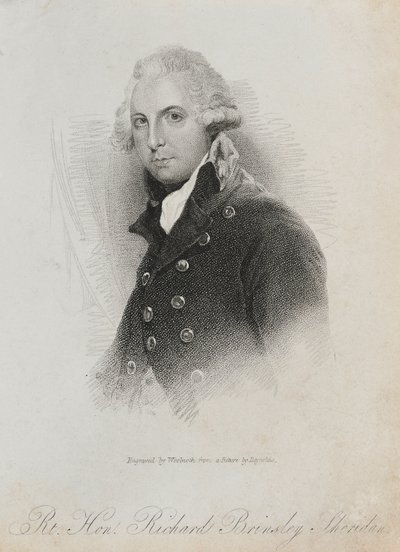 Rt. Hon. Richard Brinsley Sheridan by Thomas A. Woolnoth