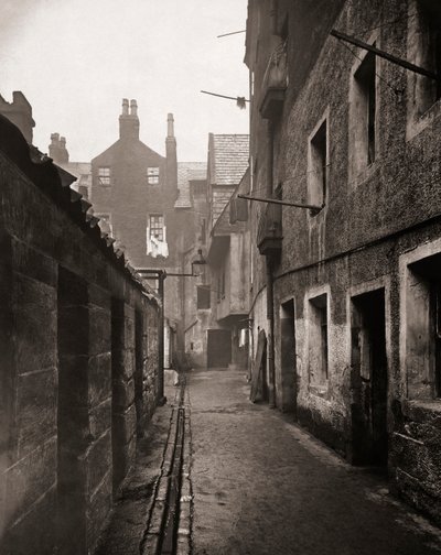 Close, High Street, Glasgow, Scotland by Thomas Annan