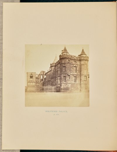 Holyrood Palace by Thomas Annan