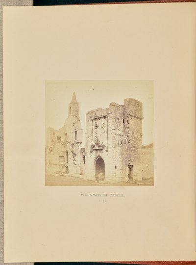 Warkworth Castle by Thomas Annan