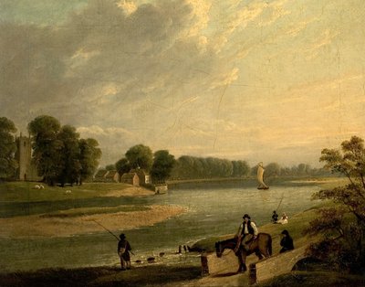 The Trent at Wilford, 1840 by Thomas Barber