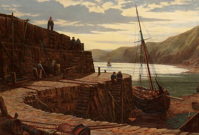 At the Quayside by Thomas Barrett
