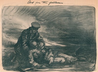 Aid for the Fallen, 1914 by Thomas Brock
