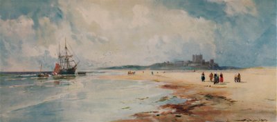 Bamborough Castle by Thomas Bush Hardy