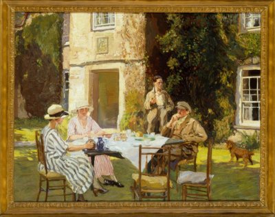 Thomas C. Dugdale, The Tea Party by Thomas Cantrell Dugdale