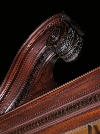 A George III Breakfront Bookcase by Thomas Chippendale