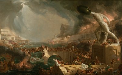 The Destruction of an Empire by Thomas Cole
