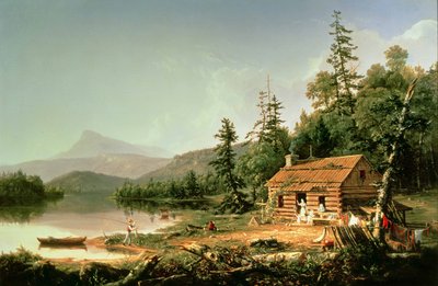 Home in the Woods by Thomas Cole