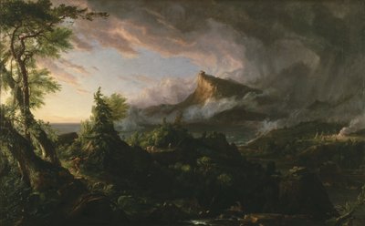 The Course of Empire: The Savage State by Thomas Cole