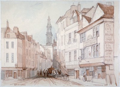 Drury Lane, Westminster, London by Thomas Colman Dibdin