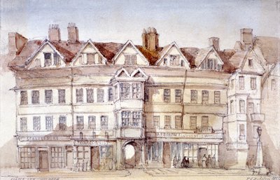 Staple Inn, Holborn, London by Thomas Colman Dibdin