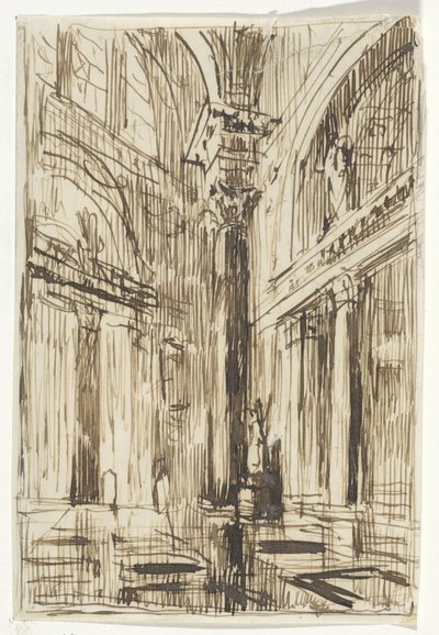 Church Interior in Rome by Thomas Cool