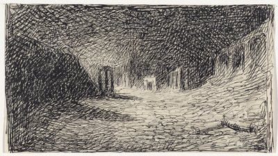 Ruins at Night by Thomas Cool