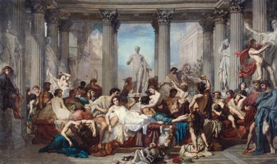 The Romans of the Decadence, 1847 by Thomas Couture