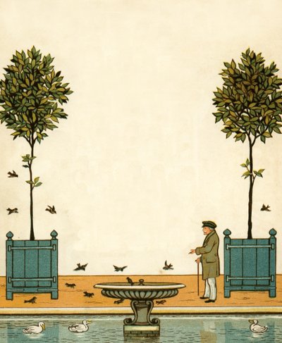 In the Tuileries Gardens by Thomas Crane