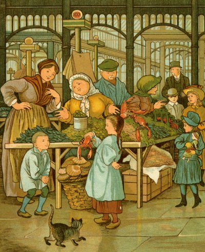 Paris covered market by Thomas Crane
