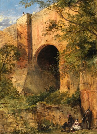 Roslyn Castle: Picnic by Thomas Creswick