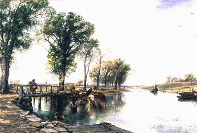 Trentside by Thomas Creswick