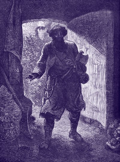 Ali Baba and the Forty Thieves by Thomas Dalziel