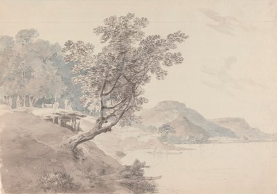 Akbarpur Gaut, near Rhotas, India by Thomas Daniell