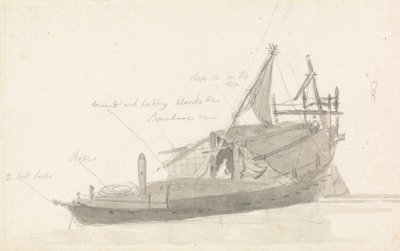 Fishing Barge by Thomas Daniell