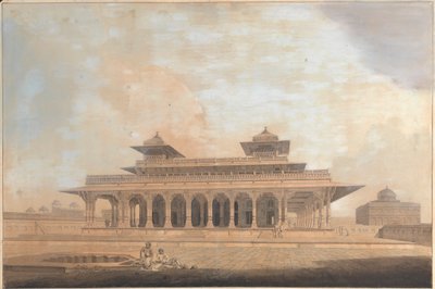 Part of the Palace at Allahbad by Thomas Daniell