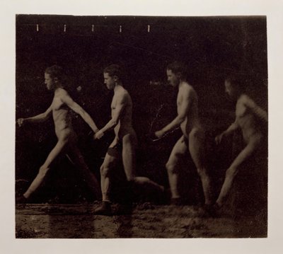 Marey Wheel Photographs of Unidentified Model by Thomas Eakins
