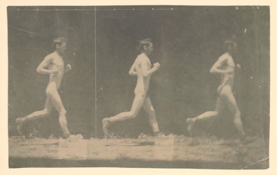 Marey Wheel Photographs of Unidentified Model by Thomas Eakins