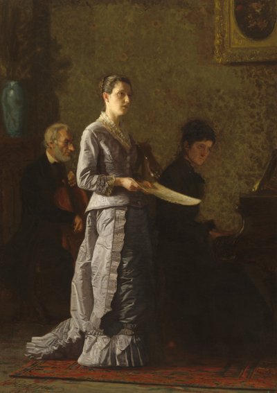 Singing a Pathetic Song, 1881 by Thomas Eakins