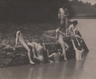 Study for "Swimming" by Thomas Eakins
