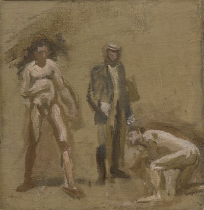 Taking the Count, Study by Thomas Eakins