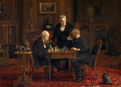 The Chess Players by Thomas Eakins