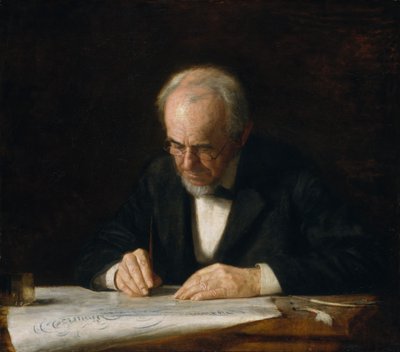 The Writing Master, 1882 by Thomas Eakins