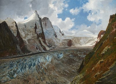 The Großglockner with the Pasterze by Thomas Ender