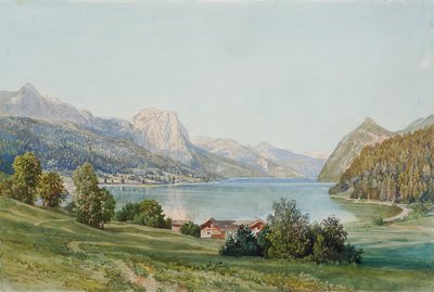 The Grundlsee in Styria by Thomas Ender