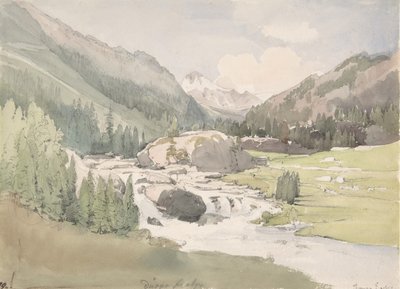 Mountain Valley by Thomas Ender