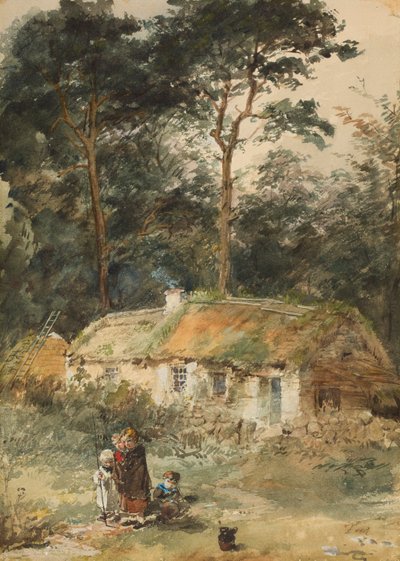 The Home of the Faeds by Thomas Faed