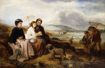 At the Seaside by Thomas Falcon Marshall